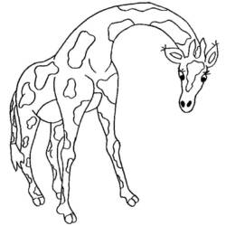 ぬりえページ: キリン (動物) #7360 - 無料の印刷可能なぬりえページ