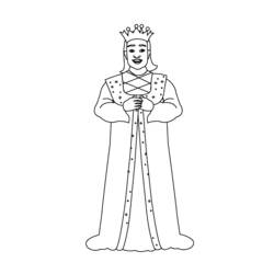ぬりえページ: 王 (キャラクター) #106914 - 無料の印刷可能なぬりえページ