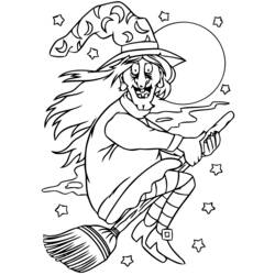 ぬりえページ: 魔女 (キャラクター) #108263 - 無料の印刷可能なぬりえページ