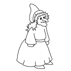 ぬりえページ: 魔女 (キャラクター) #108339 - 無料の印刷可能なぬりえページ