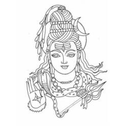 ぬりえページ: ヒンズー教の神話 (神々と女神) #109217 - 無料の印刷可能なぬりえページ