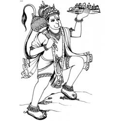 ぬりえページ: ヒンズー教の神話 (神々と女神) #109353 - 無料の印刷可能なぬりえページ
