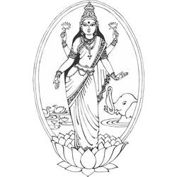ぬりえページ: ヒンズー教の神話 (神々と女神) #109359 - 無料の印刷可能なぬりえページ