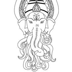ぬりえページ: ヒンズー教の神話 (神々と女神) #109368 - 無料の印刷可能なぬりえページ