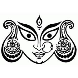 ぬりえページ: ヒンズー教の神話 (神々と女神) #109447 - 無料の印刷可能なぬりえページ