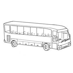ぬりえページ: バス・コーチ (交通機関) #135300 - 無料の印刷可能なぬりえページ