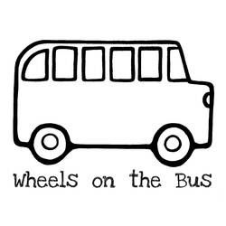 ぬりえページ: バス・コーチ (交通機関) #135316 - 無料の印刷可能なぬりえページ