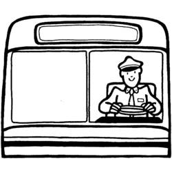 ぬりえページ: バス・コーチ (交通機関) #135364 - 無料の印刷可能なぬりえページ