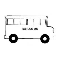 ぬりえページ: バス・コーチ (交通機関) #135393 - 無料の印刷可能なぬりえページ
