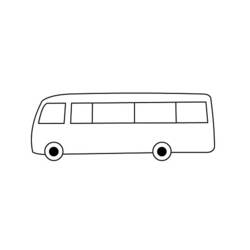 ぬりえページ: バス・コーチ (交通機関) #135511 - 無料の印刷可能なぬりえページ