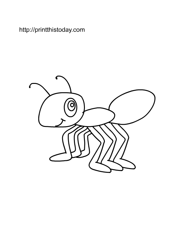 ぬりえページ: 蟻 (動物) #6938 - 無料の印刷可能なぬりえページ