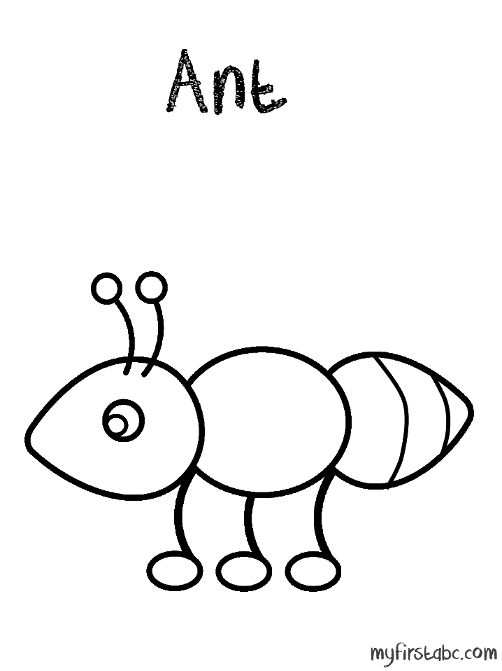 ぬりえページ: 蟻 (動物) #6958 - 無料の印刷可能なぬりえページ