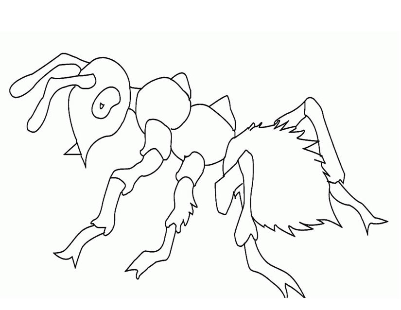 ぬりえページ: 蟻 (動物) #6980 - 無料の印刷可能なぬりえページ