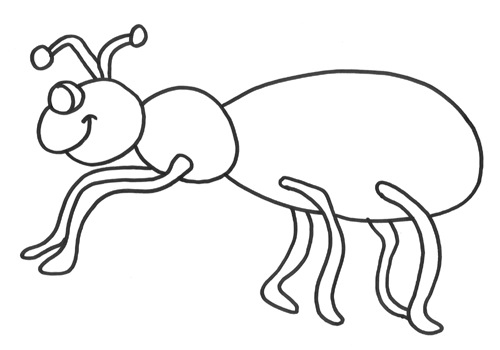 ぬりえページ: 蟻 (動物) #7021 - 無料の印刷可能なぬりえページ