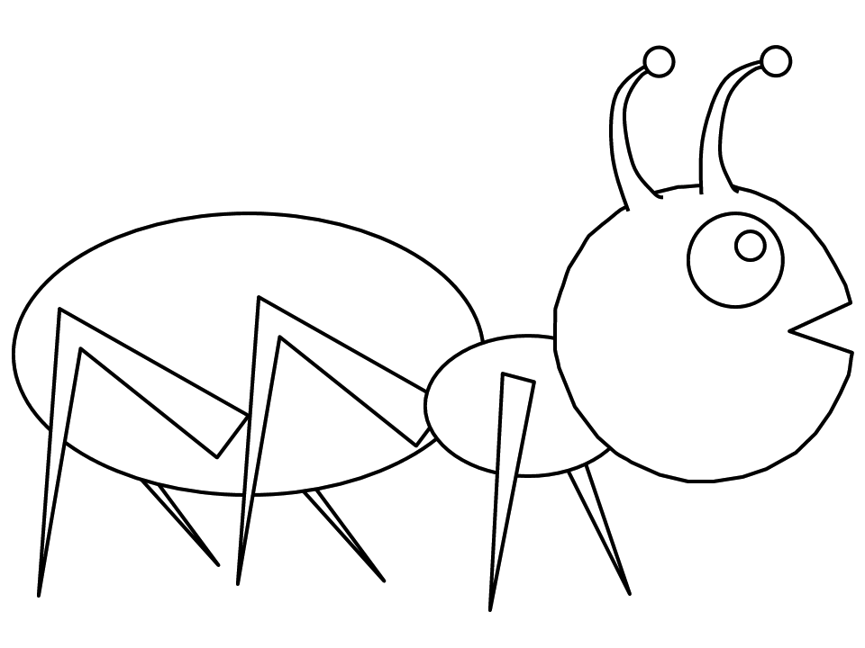 ぬりえページ: 蟻 (動物) #7053 - 無料の印刷可能なぬりえページ