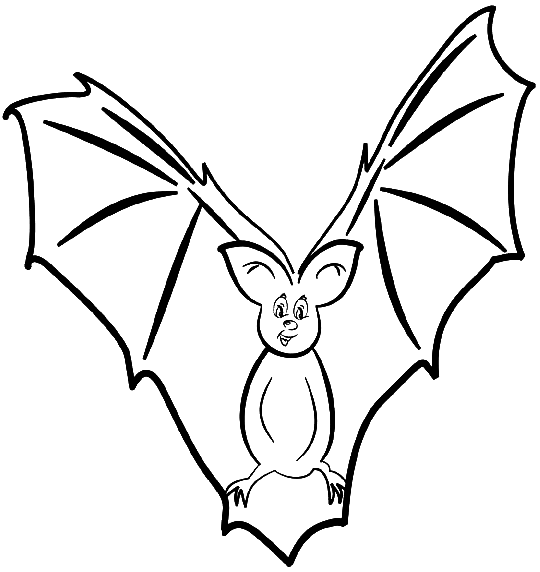 ぬりえページ: コウモリ (動物) #2007 - 無料の印刷可能なぬりえページ