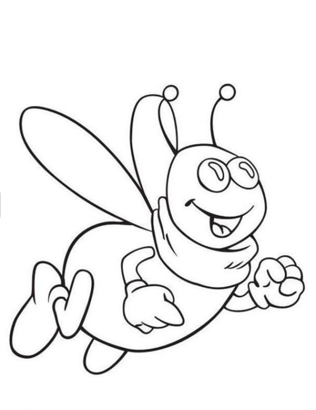 ぬりえページ: 蜂 (動物) #122 - 無料の印刷可能なぬりえページ