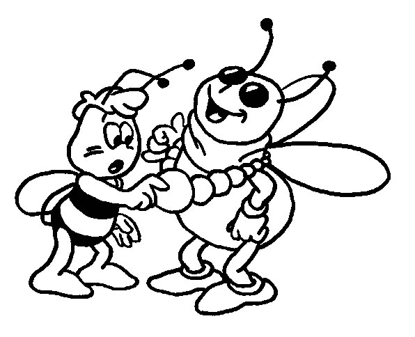 ぬりえページ: 蜂 (動物) #150 - 無料の印刷可能なぬりえページ