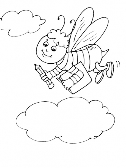 ぬりえページ: 蜂 (動物) #151 - 無料の印刷可能なぬりえページ