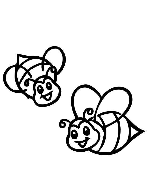 ぬりえページ: 蜂 (動物) #164 - 無料の印刷可能なぬりえページ