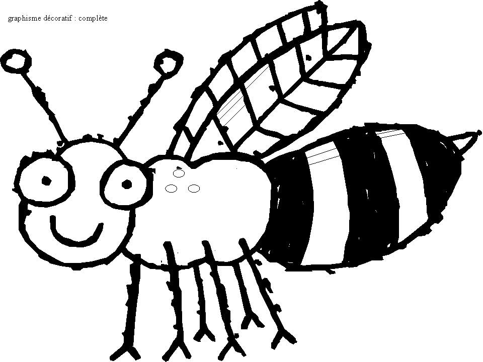ぬりえページ: 蜂 (動物) #165 - 無料の印刷可能なぬりえページ