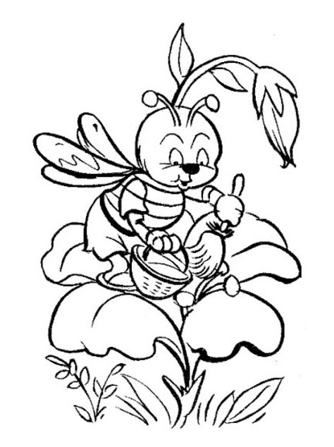 ぬりえページ: 蜂 (動物) #169 - 無料の印刷可能なぬりえページ