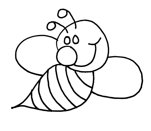 ぬりえページ: 蜂 (動物) #78 - 無料の印刷可能なぬりえページ