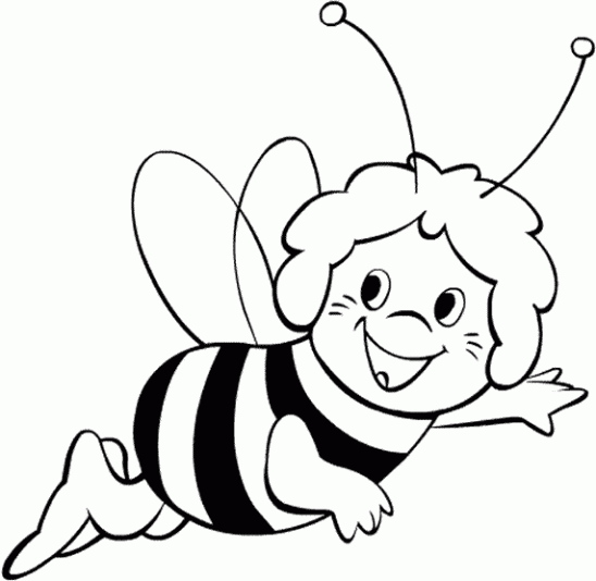ぬりえページ: 蜂 (動物) #89 - 無料の印刷可能なぬりえページ