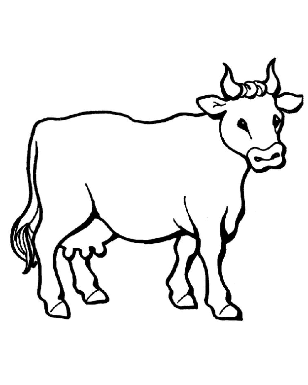 ぬりえページ: 牛肉 (動物) #1340 - 無料の印刷可能なぬりえページ