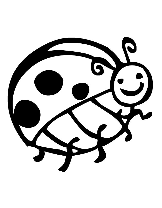 ぬりえページ: てんとう虫 (動物) #3402 - 無料の印刷可能なぬりえページ