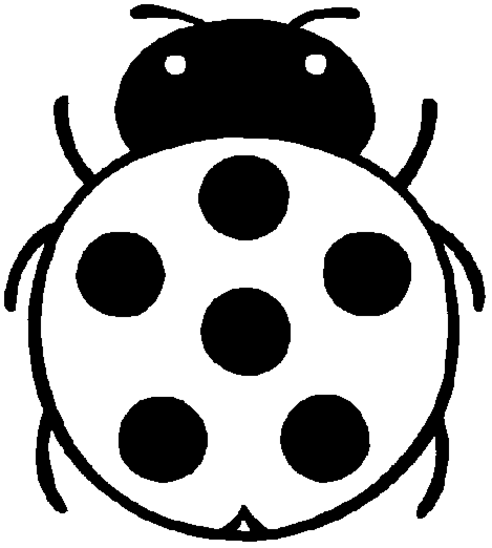 ぬりえページ: てんとう虫 (動物) #3411 - 無料の印刷可能なぬりえページ