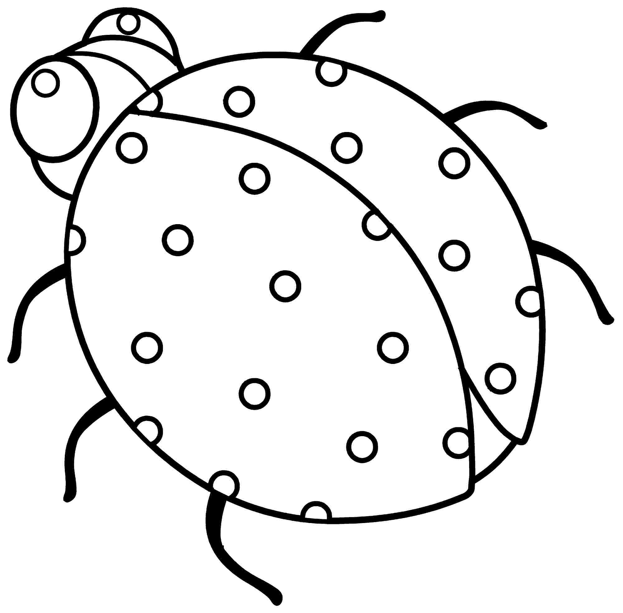 ぬりえページ: てんとう虫 (動物) #3422 - 無料の印刷可能なぬりえページ