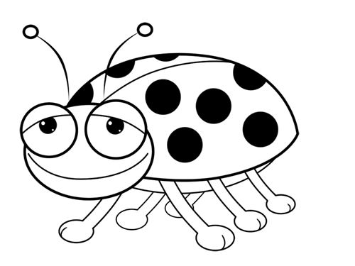 ぬりえページ: てんとう虫 (動物) #3502 - 無料の印刷可能なぬりえページ