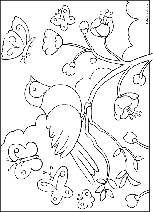 ぬりえページ: 鳥 (動物) #11944 - 無料の印刷可能なぬりえページ
