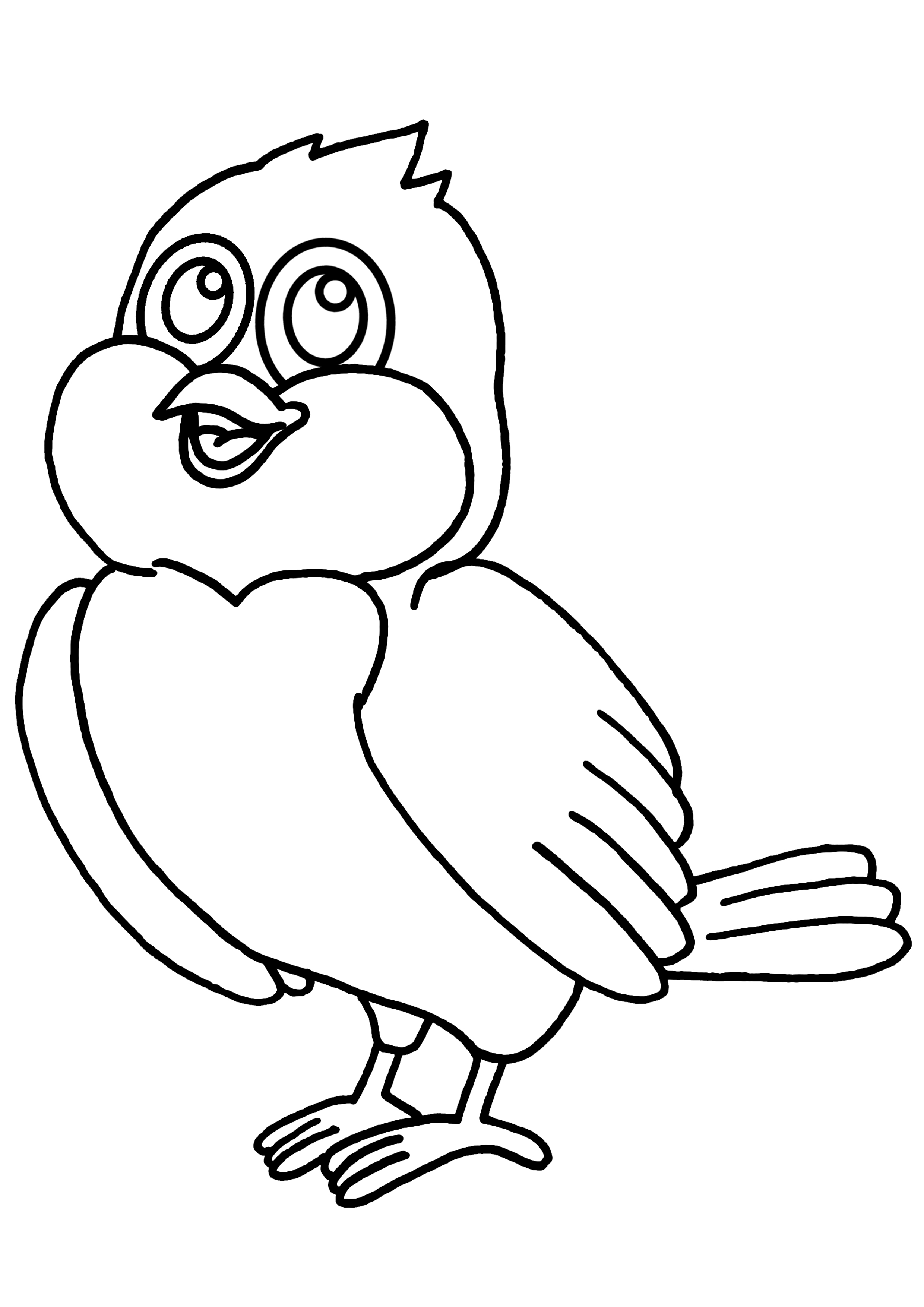 ぬりえページ: 鳥 (動物) #12069 - 無料の印刷可能なぬりえページ