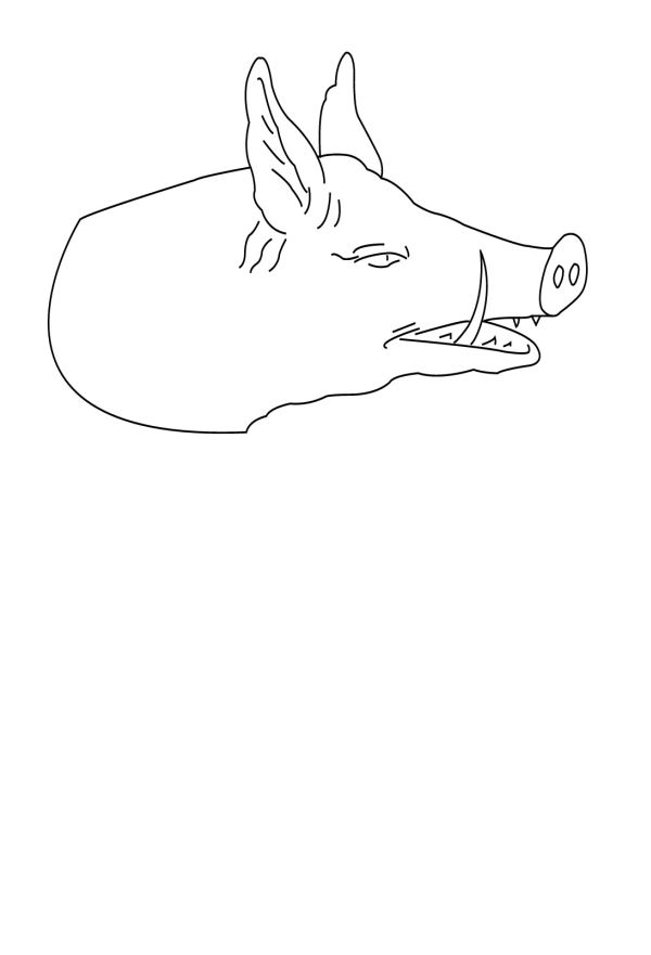 ぬりえページ: イノシシ (動物) #14695 - 無料の印刷可能なぬりえページ