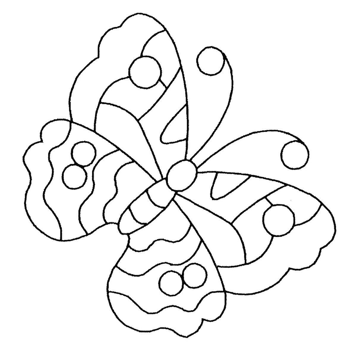 ぬりえページ: 蝶 (動物) #15670 - 無料の印刷可能なぬりえページ