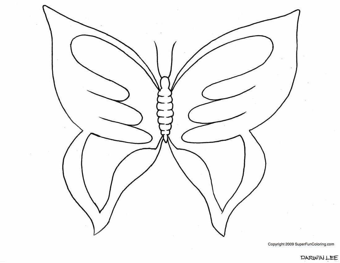 ぬりえページ: 蝶 (動物) #15738 - 無料の印刷可能なぬりえページ