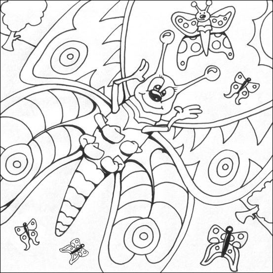 ぬりえページ: 蝶 (動物) #15765 - 無料の印刷可能なぬりえページ