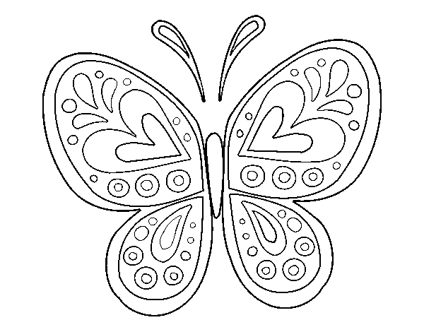 ぬりえページ: 蝶 (動物) #15778 - 無料の印刷可能なぬりえページ
