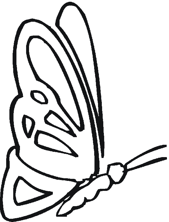 ぬりえページ: 蝶 (動物) #15840 - 無料の印刷可能なぬりえページ