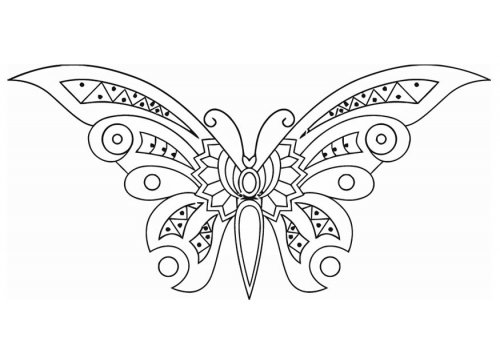 ぬりえページ: 蝶 (動物) #15851 - 無料の印刷可能なぬりえページ
