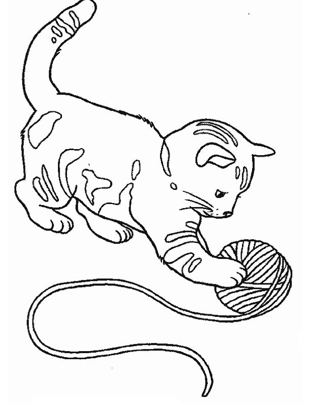 ぬりえページ: 猫 (動物) #1768 - 無料の印刷可能なぬりえページ