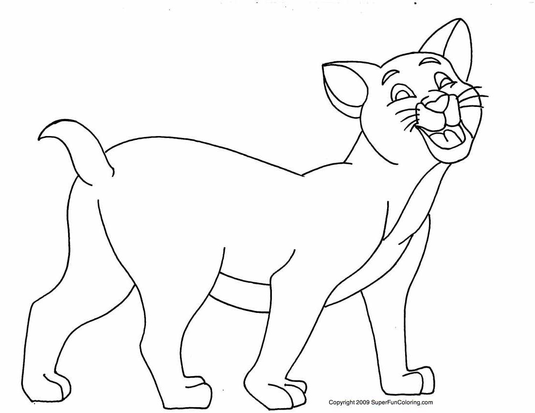 ぬりえページ: 猫 (動物) #1806 - 無料の印刷可能なぬりえページ
