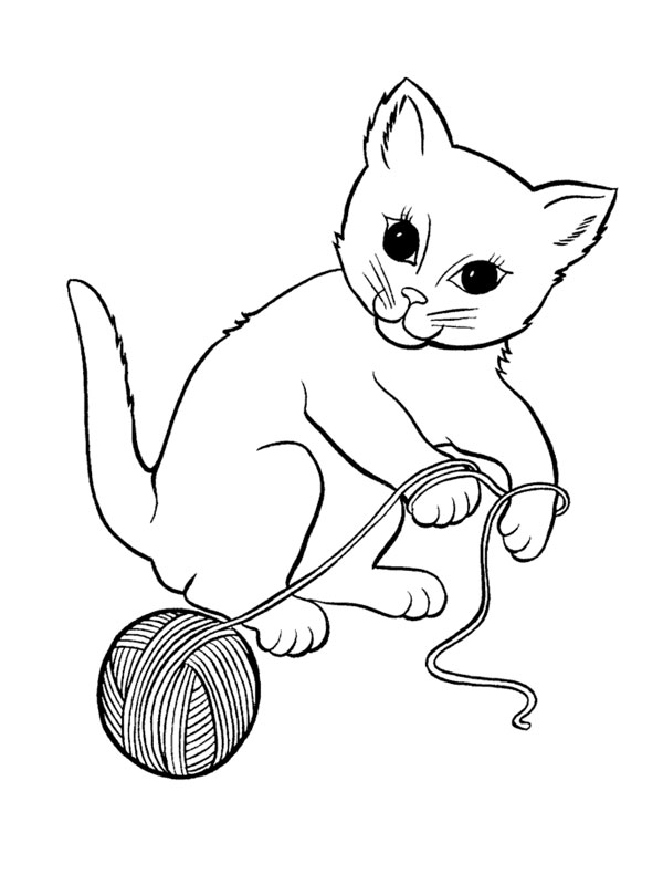 ぬりえページ: 猫 (動物) #1810 - 無料の印刷可能なぬりえページ