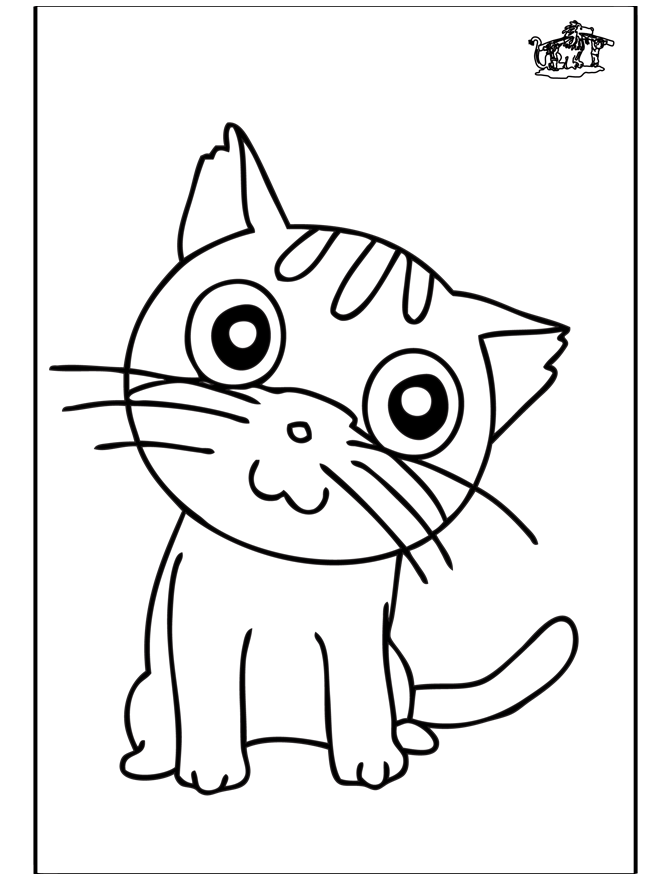 ぬりえページ: 猫 (動物) #1864 - 無料の印刷可能なぬりえページ