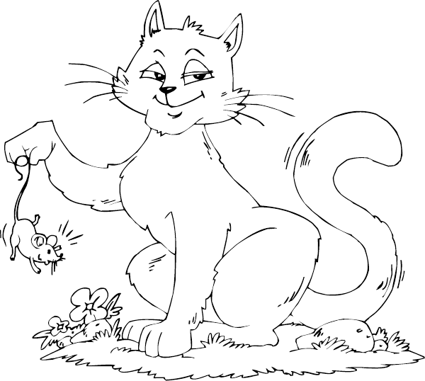 ぬりえページ: 猫 (動物) #1866 - 無料の印刷可能なぬりえページ