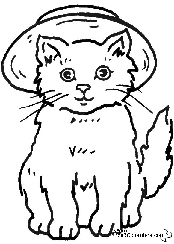 ぬりえページ: 猫 (動物) #1869 - 無料の印刷可能なぬりえページ