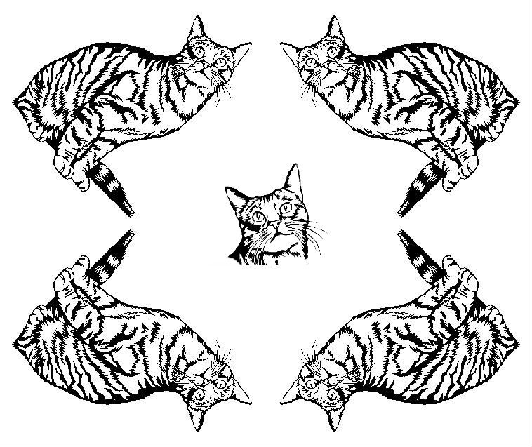 ぬりえページ: 猫 (動物) #1900 - 無料の印刷可能なぬりえページ