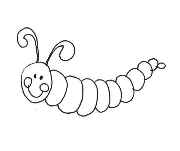 ぬりえページ: 毛虫 (動物) #18416 - 無料の印刷可能なぬりえページ
